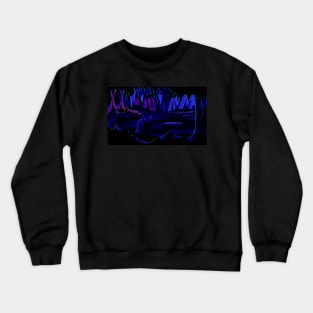 Blue and Purple Cave Crewneck Sweatshirt